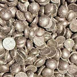 OliveNation Premium 64% Dark Couverture Chocolate - European Style Extra Dark Wafers with High Fluidity & Deep Flavor for Confectionery, Candy-Making, Molding, Enrobing, Dipping, Baking (16.00oz)