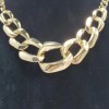 Mystique gold chain open link necklace NWT