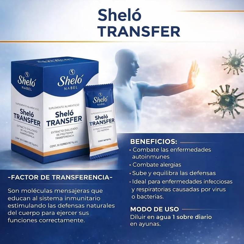 3 Transfer Para Fortalecer El Sistema Inmune 15 Sobres Cu
