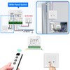 Tedeligo Wireless Roller Shutter Control Retrofit Set, Wireless Switch for