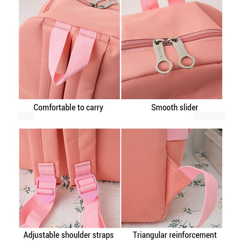 Four-piece Set Backpack Large Capacity Trendy Casual Bag Backpack Set