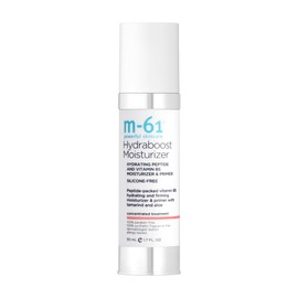 m-61 Hydraboost Moisturizer, 2-in-1 Moisturizer + Primer, 1.7 Fl Oz | Multi-Purpose, Hyaluronic Acid, Peptides, Vitamin E, Silicone Free, Hydrating and Firming, For All Skin Types
