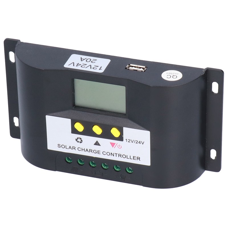Intelligent Solar Charge Controller with Adjustable Timer Control Modes LCD