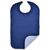 The Wright Stuff Waterproof Adult Terry Cloth Bib (Blue Velcro