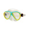 Hawaii Divers Guppy Kids Snorkel Dive Mask, Sky/Yellow, One Size