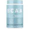 Pure Form BCAA  Electrolitos  Suplemento en polvo con Electrolitos y Aminocidos Esenciales de Cadena Ramificada para rehidratacion saludable Bebida...