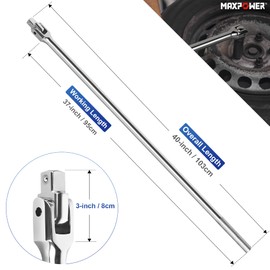MAXPOWER 40 inch x 3/4" Drive Breaker Bar