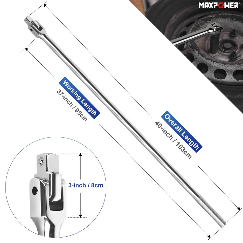 MAXPOWER 40 inch x 3/4" Drive Breaker Bar