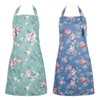Gaosaili 2 Pieces Apron Cooking Apron with Large Pockets, Women's