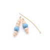 Vintageparts Rivet Pins in Light Gold 50 mm Pack of