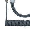 Gaming Keyboard Cable Professional Retractable Sturdy Connector Coiled Keyboard Cable