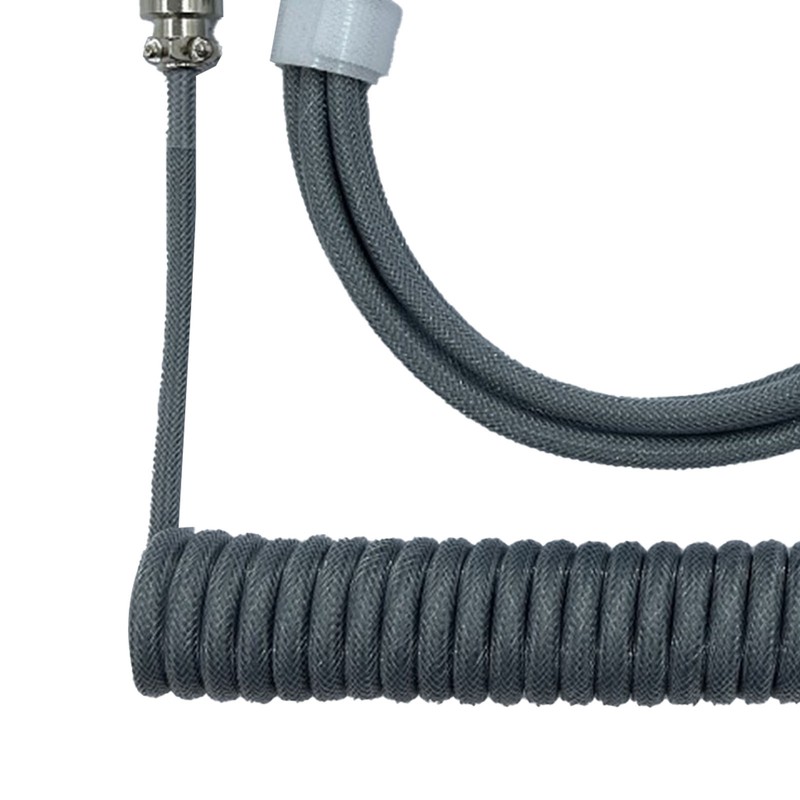 Gaming Keyboard Cable Professional Retractable Sturdy Connector Coiled Keyboard Cable