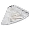 Modern Designer Transparent Ridged Glass Easy Fit Pendant Shade in