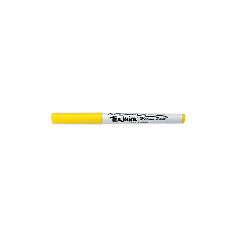 Jacquard Tee-Juice Medium Tip Fabric Marker - Yellow