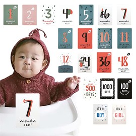 shttown Monthly Cards, Age Cards, Baby Photo Baby Sleeping Art, Growth, Record, Anniversary, Celebration
