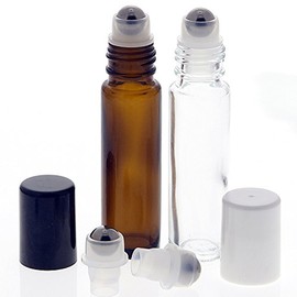 Kosmetex Roll-On Metal Ball for 10 ml Roll-On Bottles for Replacement, 5 x Metal Balls