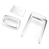 3pcs Rear Air Vent Trim ABS Without Cup Holder Replacement