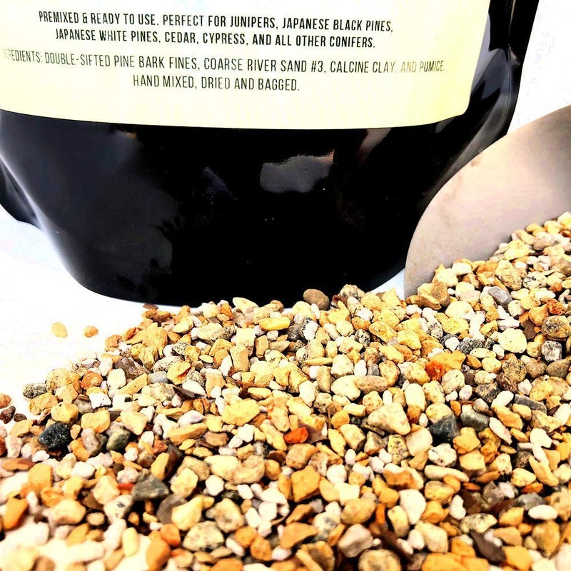 Conifer Bonsai Soil by Tinyroots – 100% Formulated and Pre-Mixed
