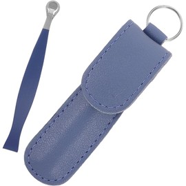 Homoyoyo Recortador Manual de Vello Nasal y Cejas Acero Inoxidable y Plástico Punta Redonda Fácil de Limpiar para Uso Masculino en Cuidado Personal