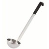 Vollrath 4980620 Black Kool-Touch Handled 6 Ounce Ladle, 1
