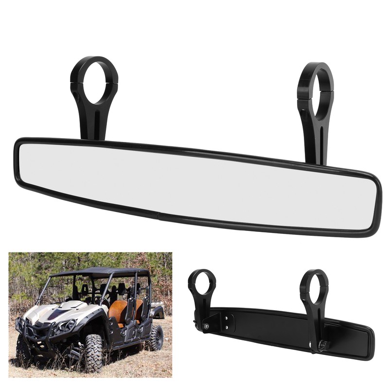 Rear View Race Mirror Convex Mirror with 1.75in‑2in Clamp Replacement