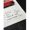 2020 TOYOTA SUPRA GR Launch Edition Blueprint Poster 26" x