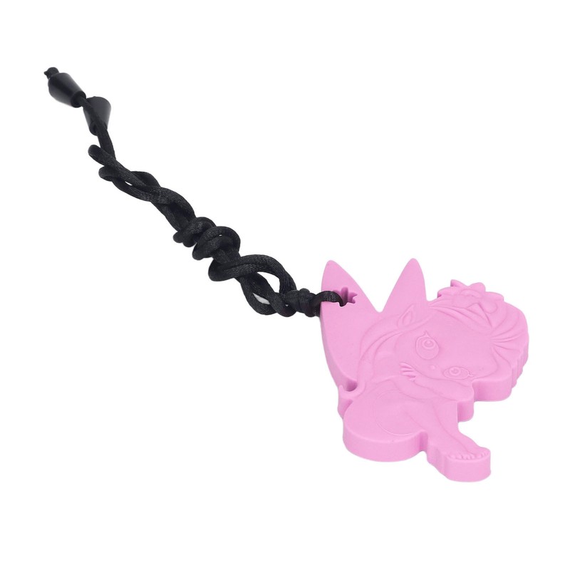 5Pcs Chew Necklace Food Grade Silicone Chewing Pendant for Toddlers
