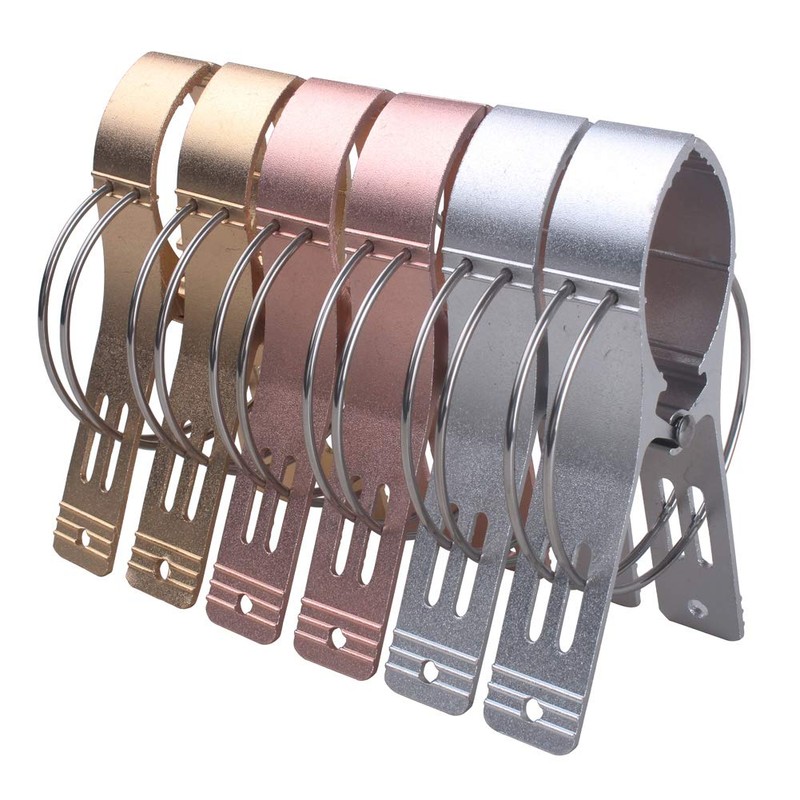 Z ZICOME Aluminium Alloy Beach Towel Clips, 6 Pack