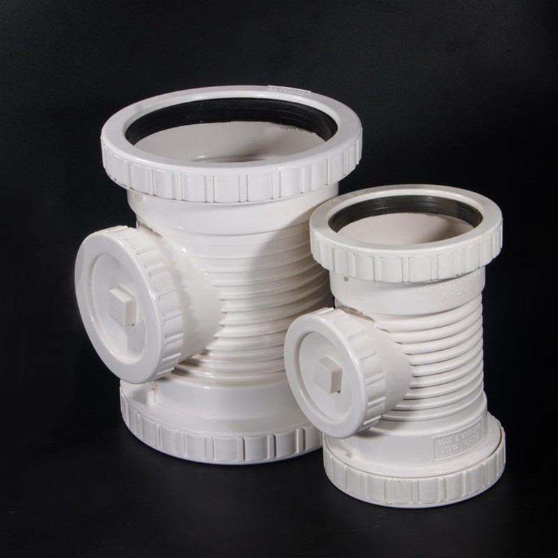 1Pcs Pipe Compression Fitting, PVC Compression Plumbing Coupling Straight Pipe
