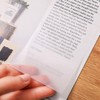 5 Piezas Bloc de Notas Adhesivas Transparentes Impermeables de Pet