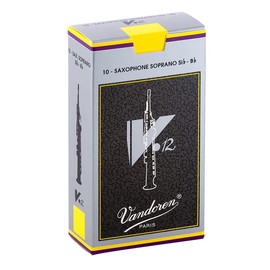 Vandoren SR6035 Soprano Sax V.12 Reeds Strength 3.5; Box of 10