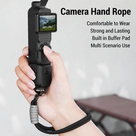Wrist Hand Strap for Pocket 3, Protective Hand Strap with 1/4 Inch Screw, Quick Release Camera Wrist Strap for 360 X4