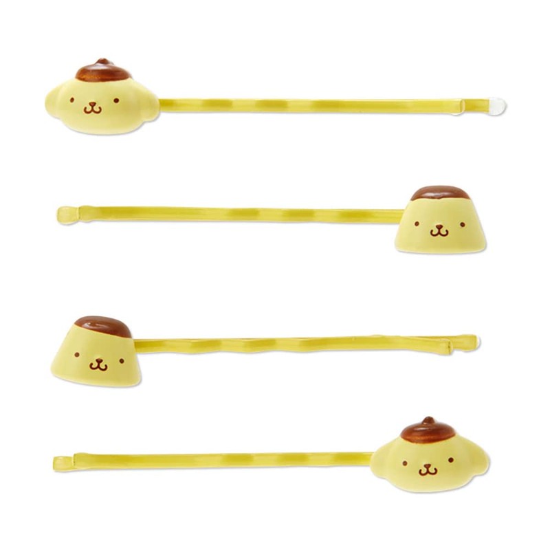 Sanrio 393452 Pom Pom Purin Hairpin Set with Case