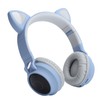 Cat Ear Headphone 3D LED Light Wireless Bluetooth 5.0 Foldable