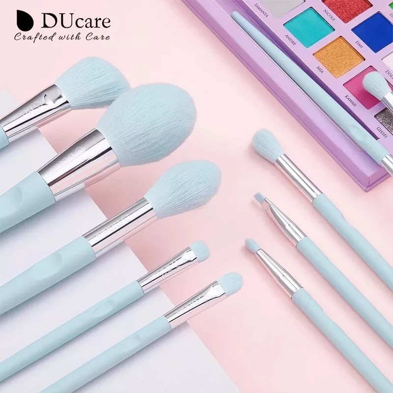 Ducare Set De 10 Piezas Con Porta Brochas Azul 100%