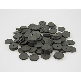 100/pk Silicone Rubber Polishing Wheels Polishers for or Jewelry Rotary Tool