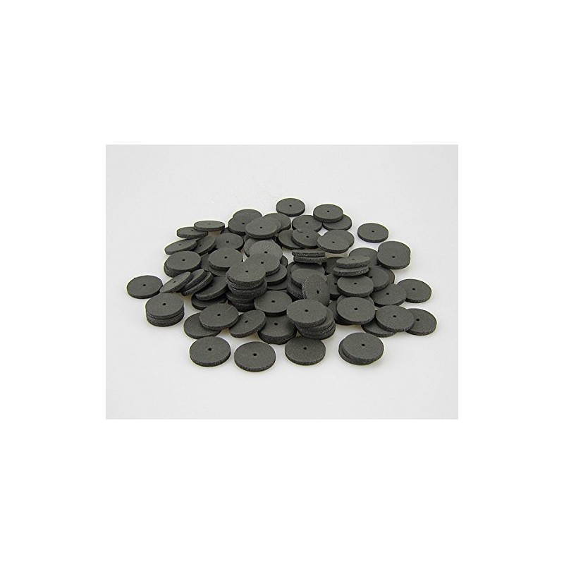 100/pk Silicone Rubber Polishing Wheels Polishers for or Jewelry Rotary