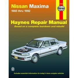 Haynes Nissan Maxima Automotive Repair Manual: All Nissan Maxima Models 1985 Through 1992
