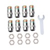ULTECHNOVO 1set Car Tire Pressure Monitor Caps Valve Caps Tyre
