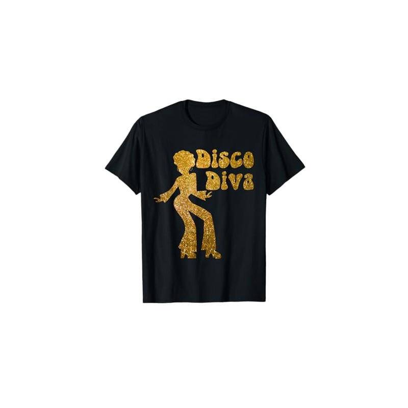 Disco Diva - Retro 70's Seventies Retro Disco Ball T-Shirt