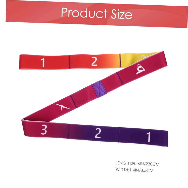 BIUDECO Elastic Training Band Resistance Band Handles Yoga Stretching Strap