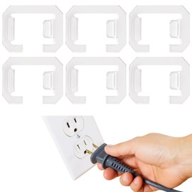 6pcs Loose Outlet Fix Plugs, 16.5 x 23.5mm Loose Wall Socket Fixer to Make Your Loose Socket Jack Snug and Fix Plug Tightly, Loose Tightener Insert for Outlets