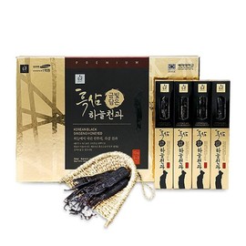 gold black Galleria Areumdrigeum Black Black Ginseng Sky and Black Ginseng Jeonggwa 300g / 갤러리아 아름드리금흑흑삼하늘천과흑삼정과300g