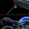 MT07 Motorcycle LED Light Rear License Plate Holder Adjustable Fender