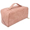 Make Up Cosmetic Bag PU Leather 180 Degree Opening Large
