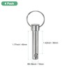 M METERXITY 4-Pack Quick Release Pins, 3/8" [10mm] Diameter, 1.42"