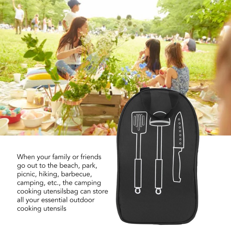 Camping Travel Cooking Utensils Organizer Travel Bag Outdoor Camping Cookware