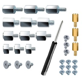 Nivithi M.2 SSD Mounting Kit for Asus Computer - 31 Pieces Screws for Motherboard PC NVMe - Screwdriver Included