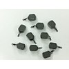 Pack of 10 x Square Rotatable Weights for Fishing Sizes