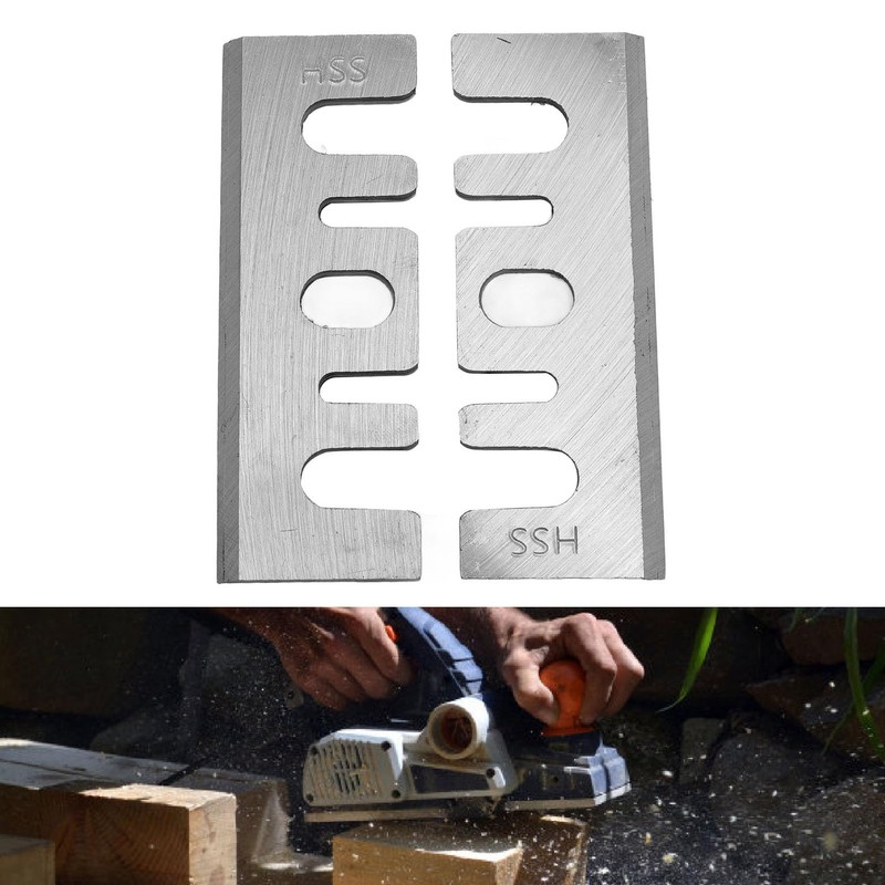 2Pcs Electric Planer Blades Carbide Planer Blades Replacement for P20ST